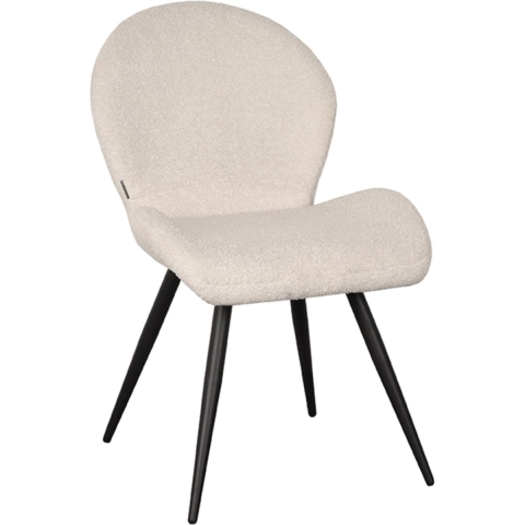 Label51 eetkamerstoel sky 51x64x87cm ivoor set van 2