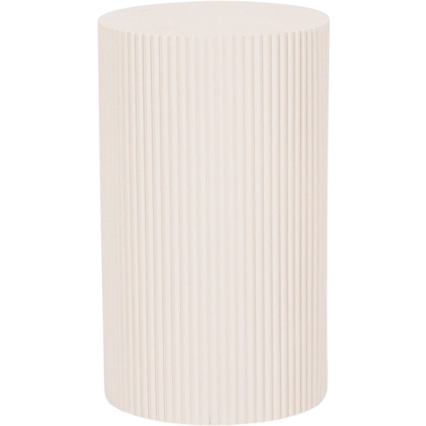 House Vitamin Side table / pillar- cylinder mdf sand 30x54cm