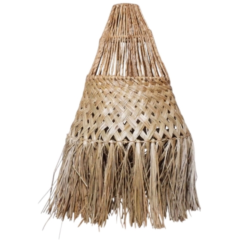 Furnilux hanglamp van mendonggras – handgemaakt & boho stijl met gevlochten