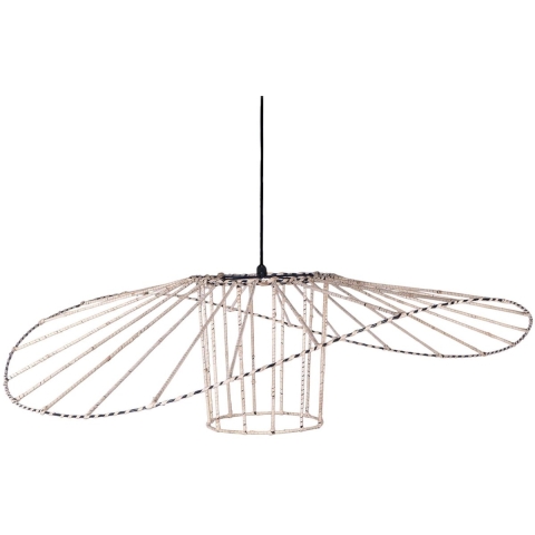 Furnilux -design rotan hanglamp Ø90 cm – unieke handgemaakte plafondlamp van