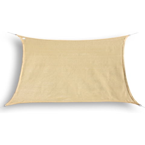 Hanse® Schaduwdoek rechthoek waterdoorlatend 2x2,5 m zonnedoek