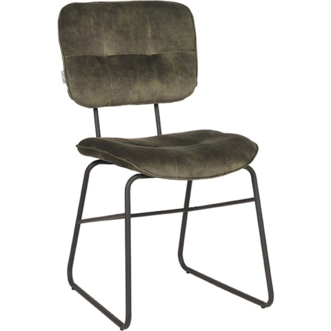 Label51 Eetkamerstoel dez hunter velours set van 2