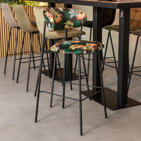 Label51 Barkruk ferry - fluweel set van 2