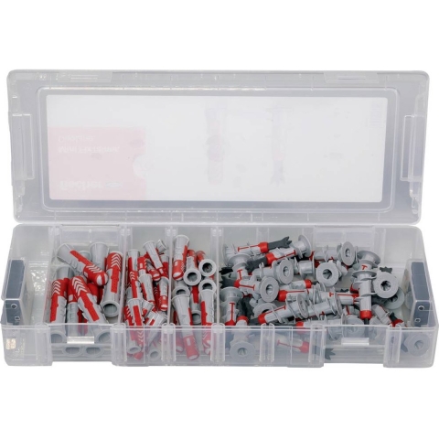 Fischer 560098 MiniFixTainer DuoLine Bevestigingsset 77 stuk(s)