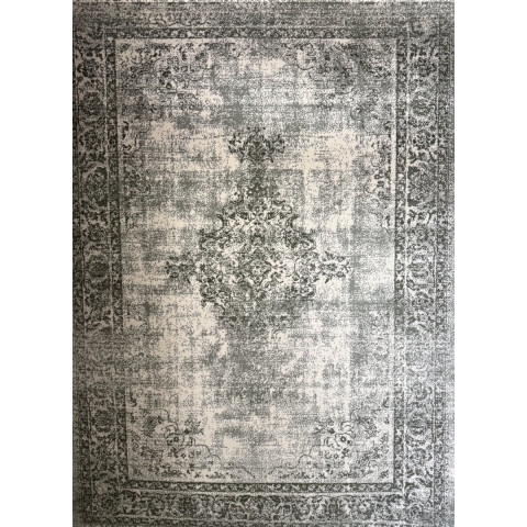 Muratap Istanbul vintage laagpolig vloerkleed retro tapijt groen- 80x150 cm