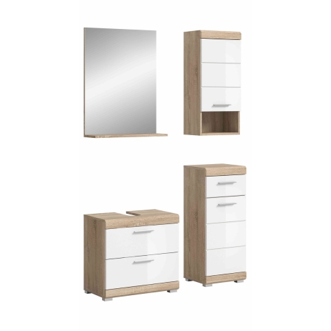 Furnilux Lambada badkamercombinatie hoogglans mdf tz nb