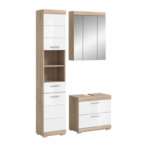 Furnilux Lambada badkamercombinatie hoogglans mdf tz nb