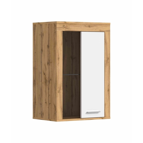 Furnilux Jam hangvitrinekast wit melamine wotan nb