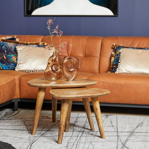 Starfurn salontafel omaha 60 cm set van 2