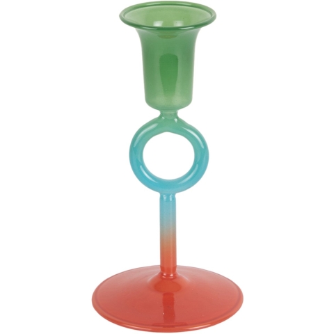 Present Time kandelaar anillo vivo small retro green