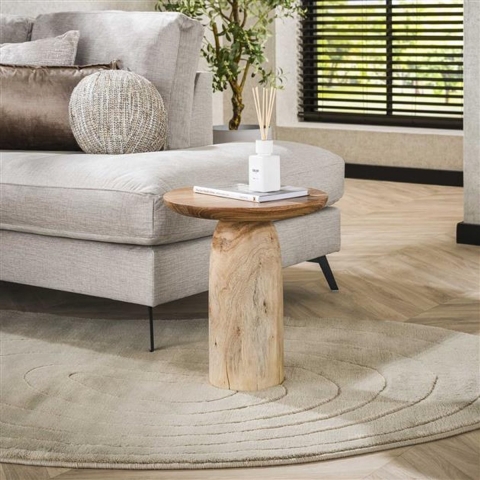 Hoyz bijzettafel river solid l massief acacia naturel