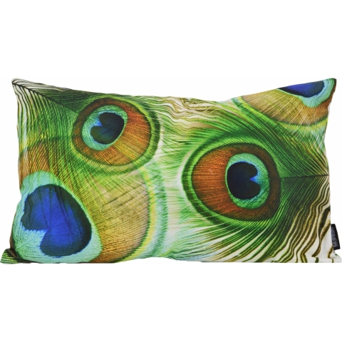 Gek op kussens! Sierkussen peacock eye | 30 x 50 cm | katoen/polyester