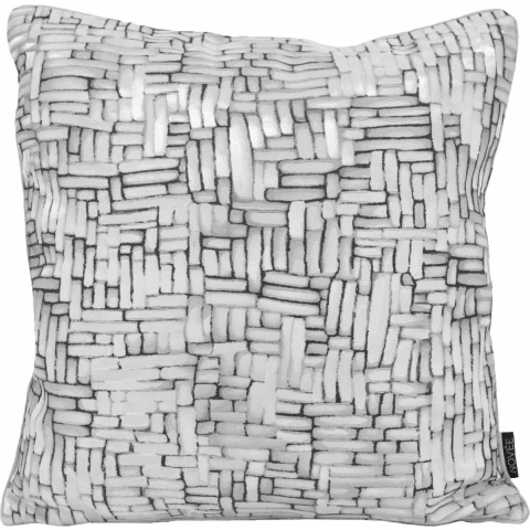 NOVÉE Silver art | 45 x 45 cm | kussenhoes | jacquard/polyester