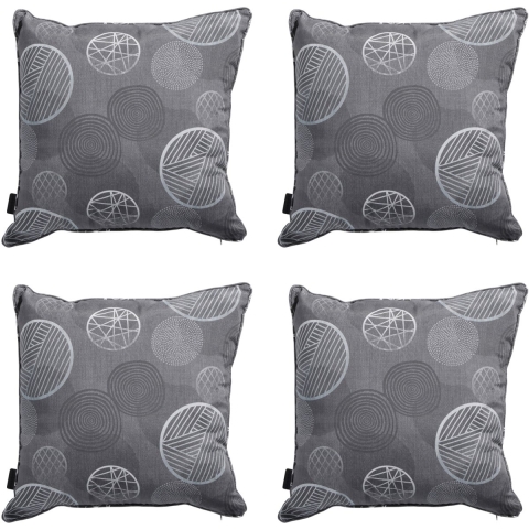Madison sierkussen circle grey ca. set van 4