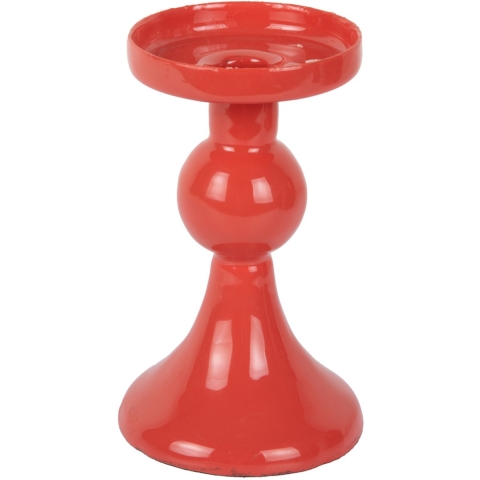 Present Time kandelaar funky small bright red