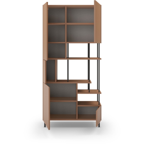 Marckeric boekenkast perla - 84x34x175cm