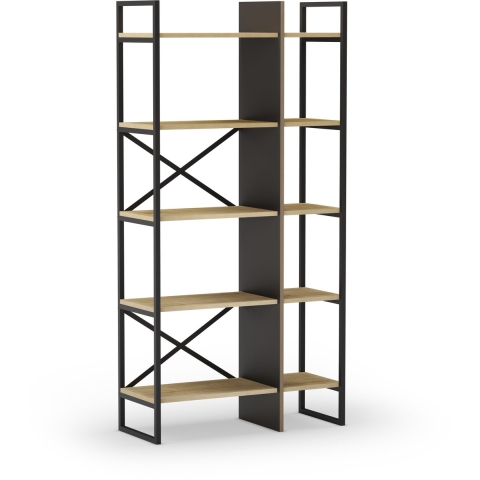 Marckeric boekenkast ara - 87.5x35x175cm