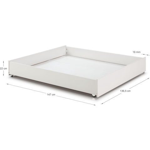 Marckeric bed leba/enara - 137x147x22cm