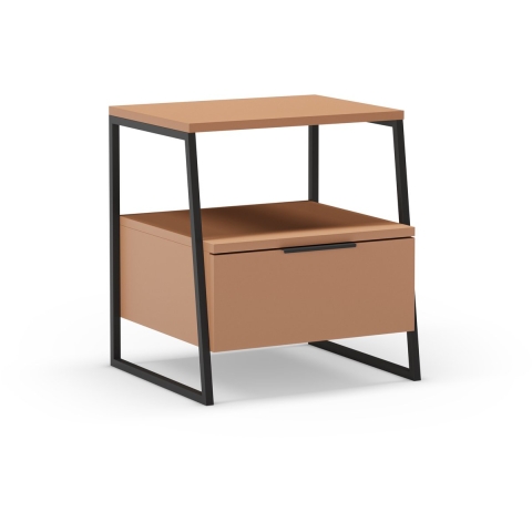 Marckeric nachtkastje velia zwart 45x40x50cm