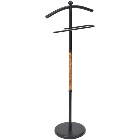 WDMT Luxe kledingstandaard – valet stand heren – mat zwart