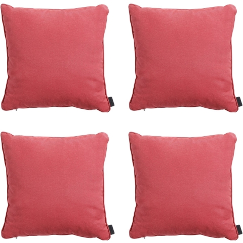 Madison sierkussen panama brick red ca. set van 4