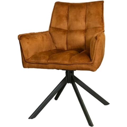 Starfurn Eetkamerstoel dani | velvet gold - 56 x x 65