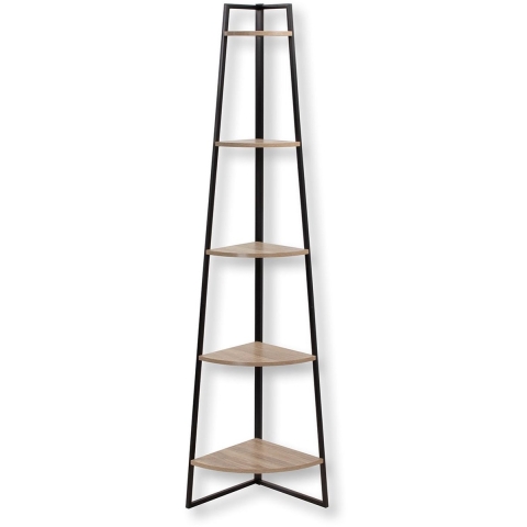 CaliCosy Hoekplank 5 niveaus houtdecor h180 cm colorado