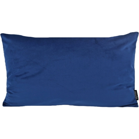 Gek op kussens! Sierkussen velvet donkerblauw long | 30 x 50 cm | velvet/polyester