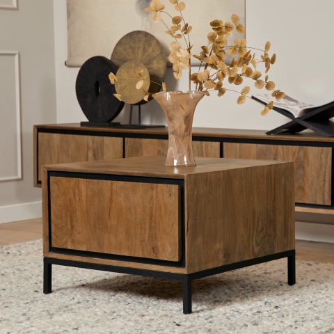 Huistuindesign Bijzettafel richwood | 60 cm