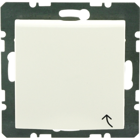 Berker S1 Contactdoos | Inbouw | 1-voudig | Randaarde | Polarwit - 66.033.44