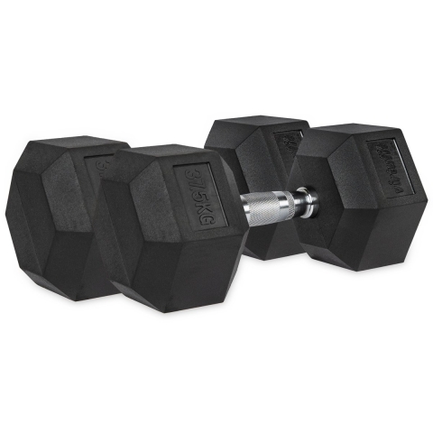 VirtuFit Hexa Dumbell Pro Set - 2 x 37,5 kg