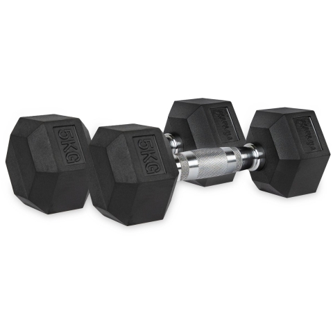VirtuFit Hexa Dumbbell Pro Set - 2 x 5 kg