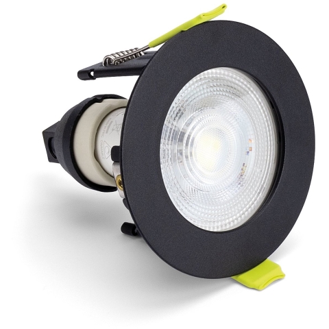 Integral LED Evofire 72 - inbouwspot + GU10 houder - Ø 72 mm, Ø 60 mm inbouwmaat - IP65 - zwart