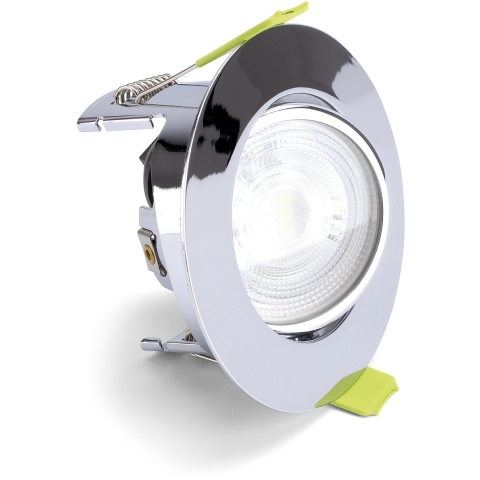 Integral LED Evofire 85 - kantelbaar inbouwspot - Ø 85 mm, Ø 70 mm inbouwmaat - IP65 - verchroomd