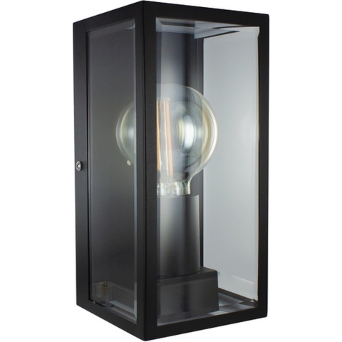 Integral LED Prato - buiten wandlamp - 11,5 x 11,3 x 23,7 cm - 20W - IP44 - zwart