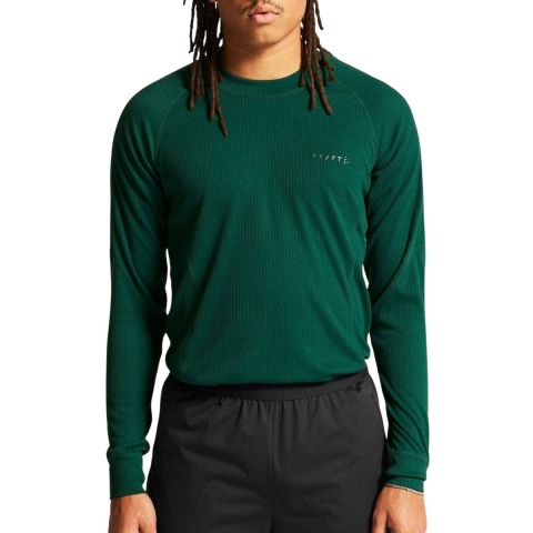 Craft Core 2-Pack Baselayer thermoshirt lange mouwen zwart/groen heren, XL