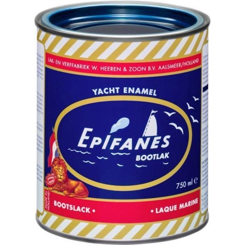 Epifanes Bootlak hoogglans klassieke aflak 750 ml, 13 antraciet
