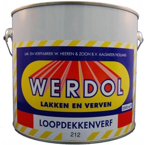 Werdol Loopdekverf halfglans aflak 2 l, 36