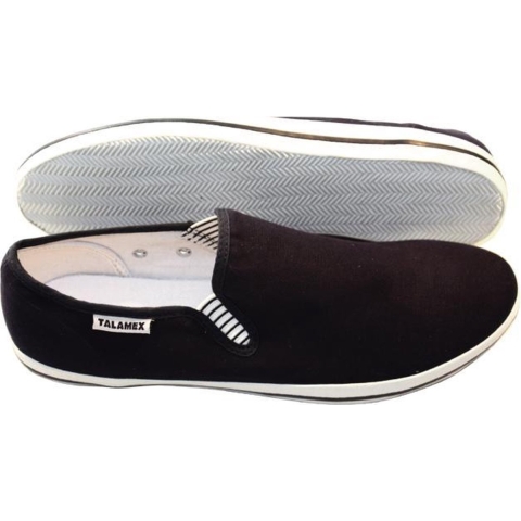 Talamex Canvas bootshoen stevig met anti slip-zool, 44