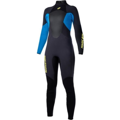 Magic Marine Ultimate fullsuit 5/3 dames wetsuit blauw/zwart, XL