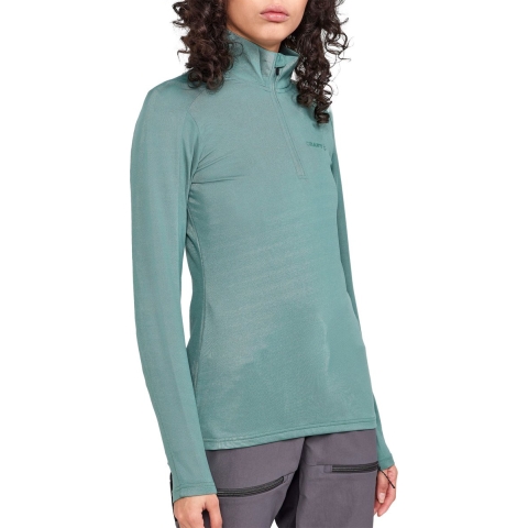 Craft Core Gain Midlayer W skipully groen dames, L