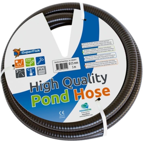 SuperFish Gewapende vijverslang 25mm x 5m - Superfish