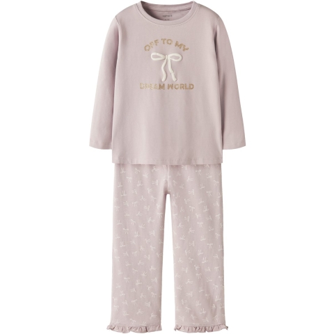 Name It Pyjama set - 2-delig - NmfRagna - Aandenken Lilac m. Pri - Name It - 6 jaar (116) - Pyjama - Tweedelig