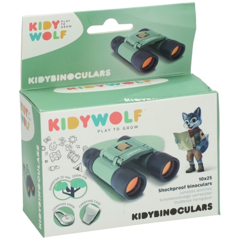 Kidywolf Verrekijker - Schokbestendige verrekijker - Groen - Kidywolf - OneSize - Speelgoed