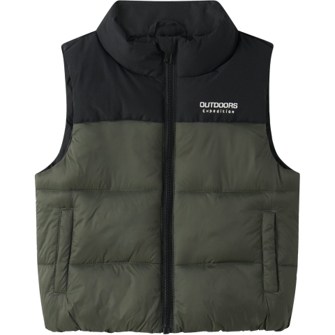 Name It Gewatteerd Vest - NmmMole - Deep Dieptes - Name It - 3 jaar (98) - Donsvest