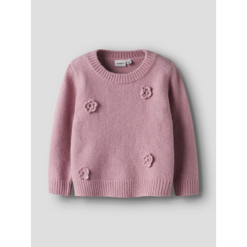 Name It Blouse - Gebreid - NmfOdessa - Aandenken Lilac - Name It - 4 jaar (104) - Shirts