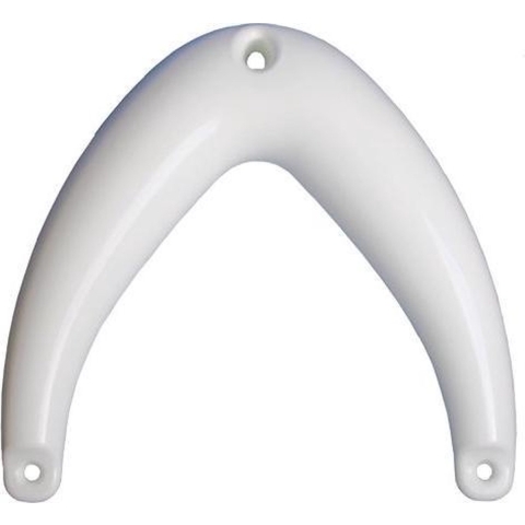 Majoni Kopleguaan stootwil 33x34 cm, wit