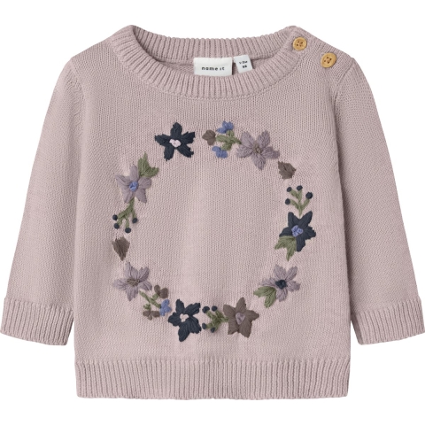 Name It Blouse - Gebreid - NmfOpair - Gepolijst Lilac - Name It - 56 - Shirts