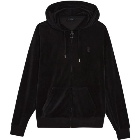 Juicy Couture Cardigan - Fluweel - Halan Oversized - Zwart - Juicy Couture - XS - Xtra Small - Cardigan