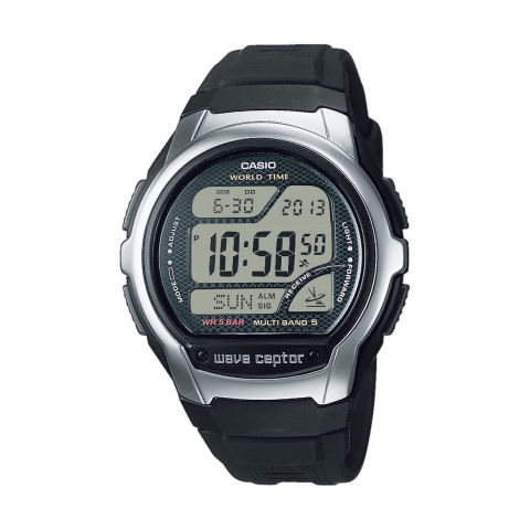 Casio Wave Ceptor WV-58R-1AEF Herenhorloge 43 mmmm - Zwart